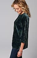 printed-velvet top