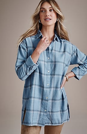 Image for Cozy Plaid Tunic