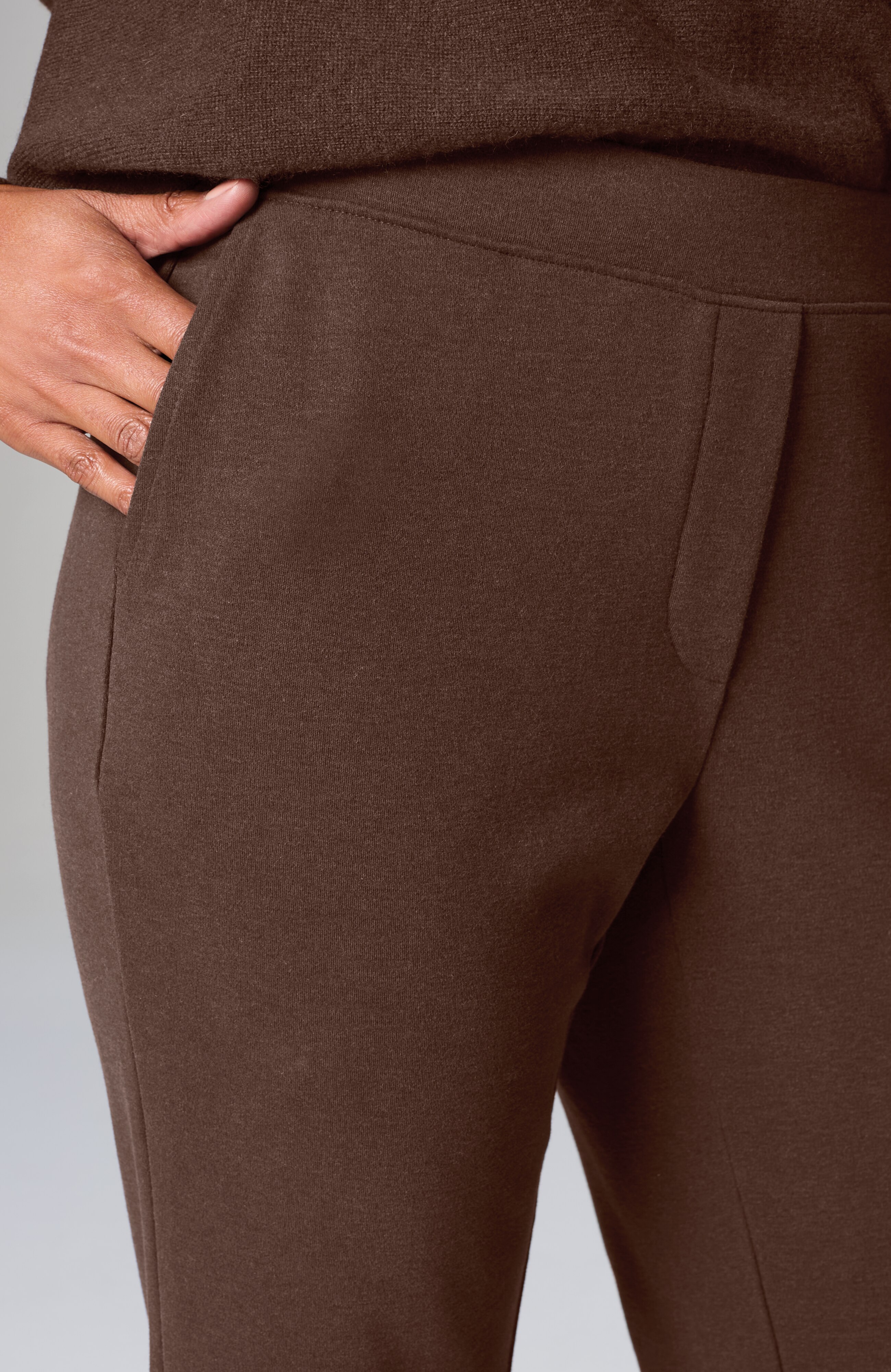 pure jill organically grown cotton pull-on pants