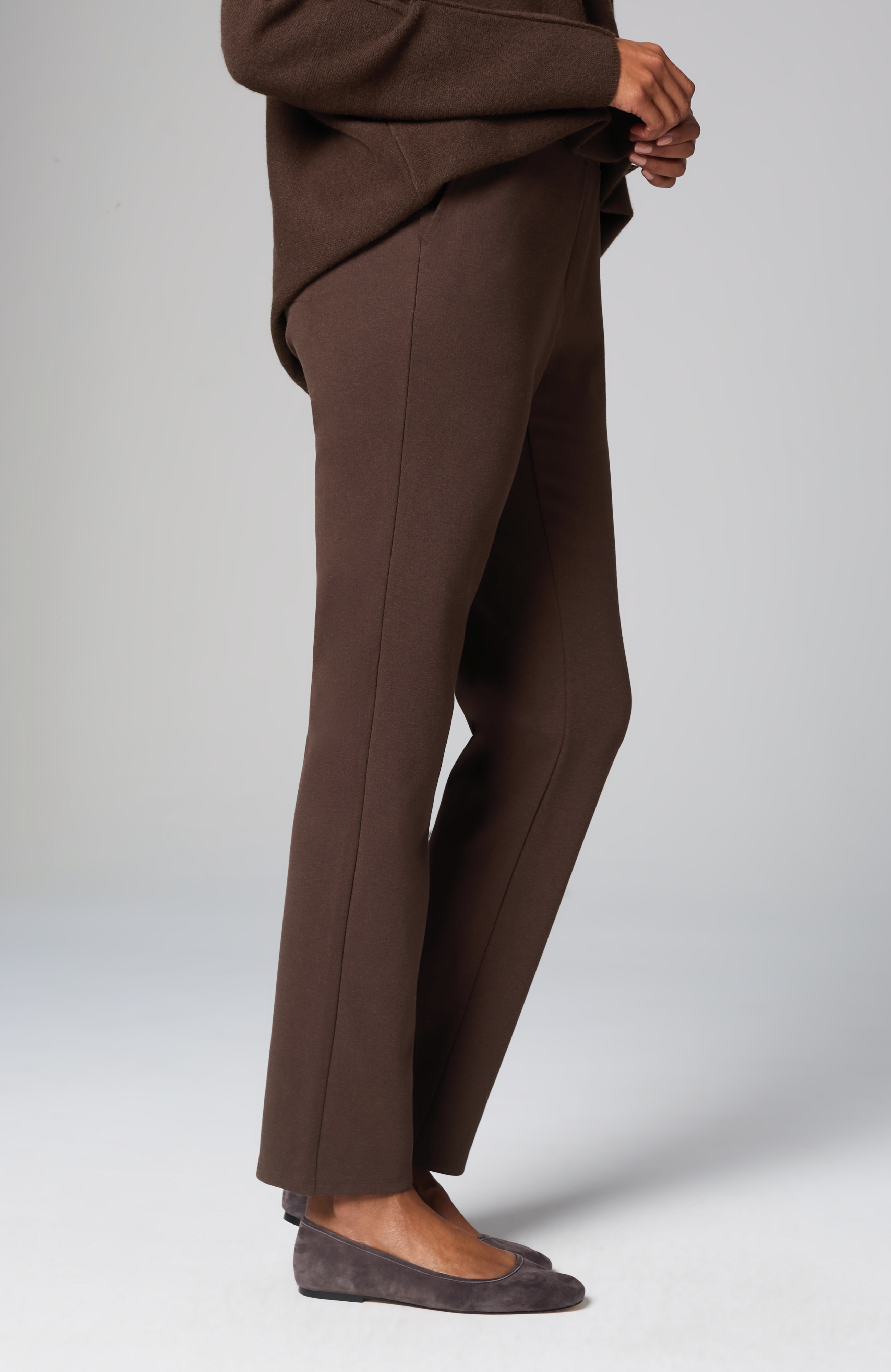 pure jill organically grown cotton pull-on pants