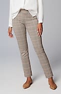 wearever smooth-fit jacquard slim-leg pants