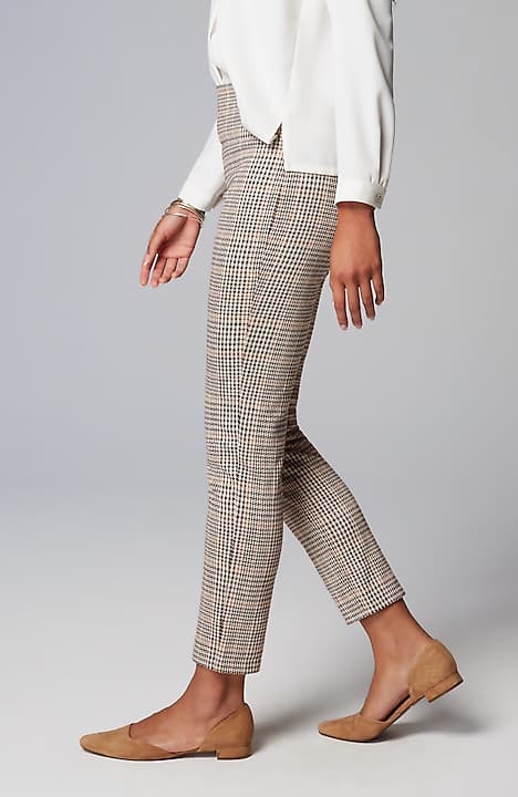 wearever smooth-fit jacquard slim-leg pants