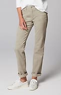 heathered-cord relaxed boyfriend jeans