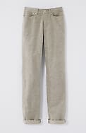 heathered-cord relaxed boyfriend jeans