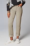 heathered-cord relaxed boyfriend jeans