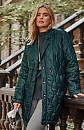 quilted puffer coat
