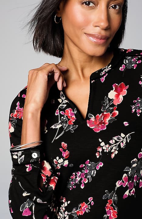 velvet-piped top