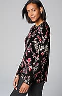velvet-piped top