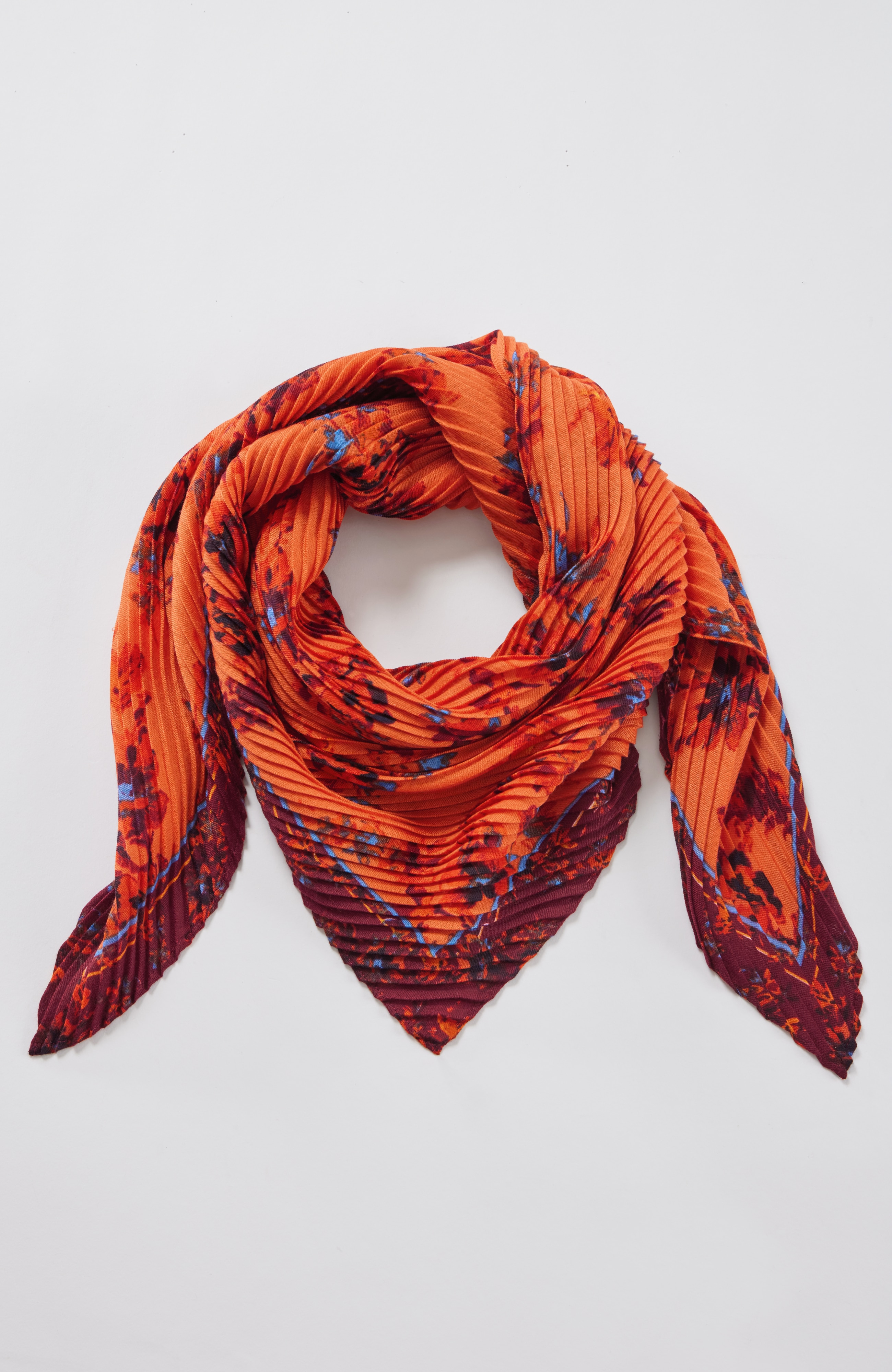PLEATED SQUARE SCARF | JJill