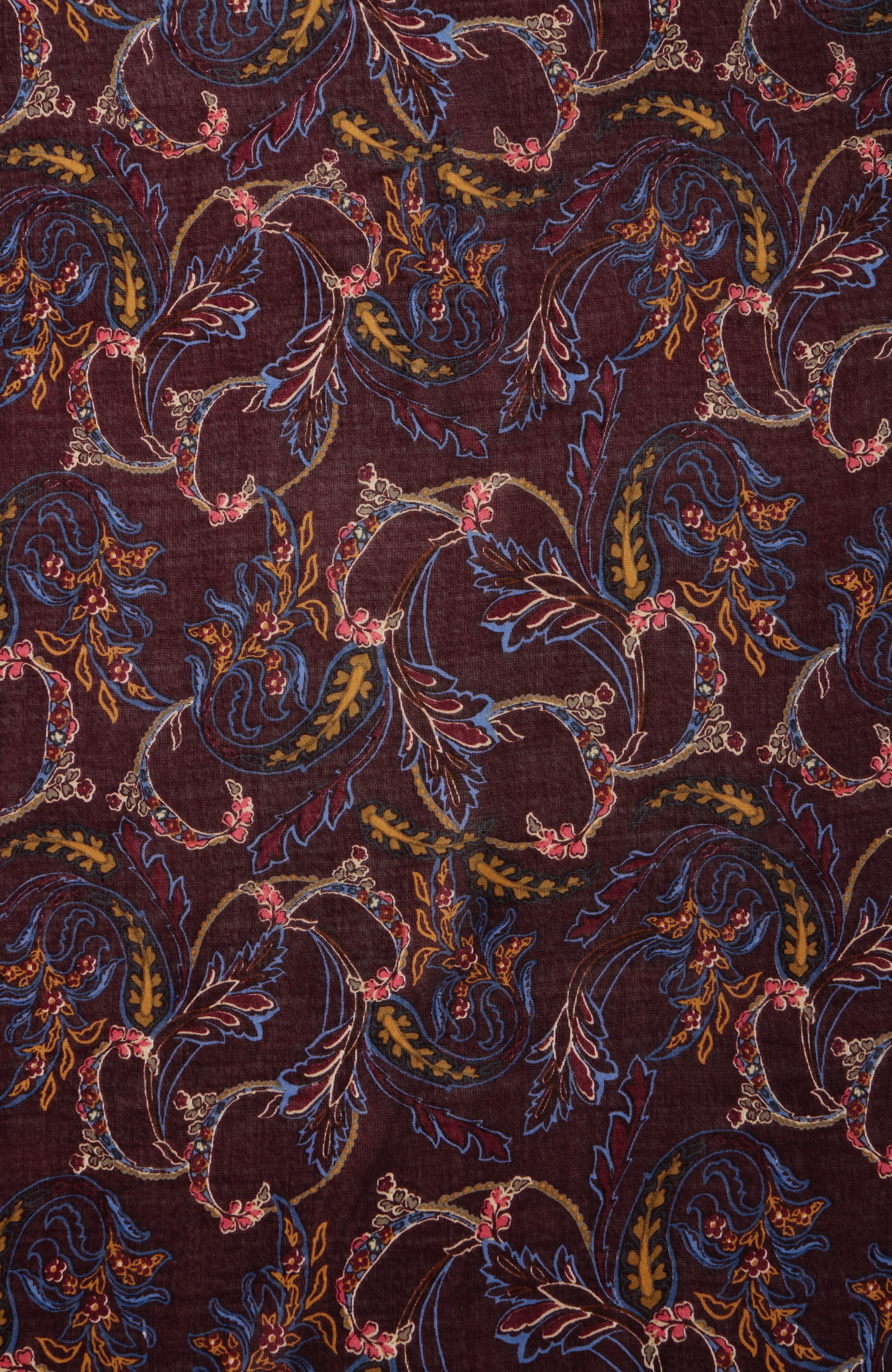 lightweight printed square scarf