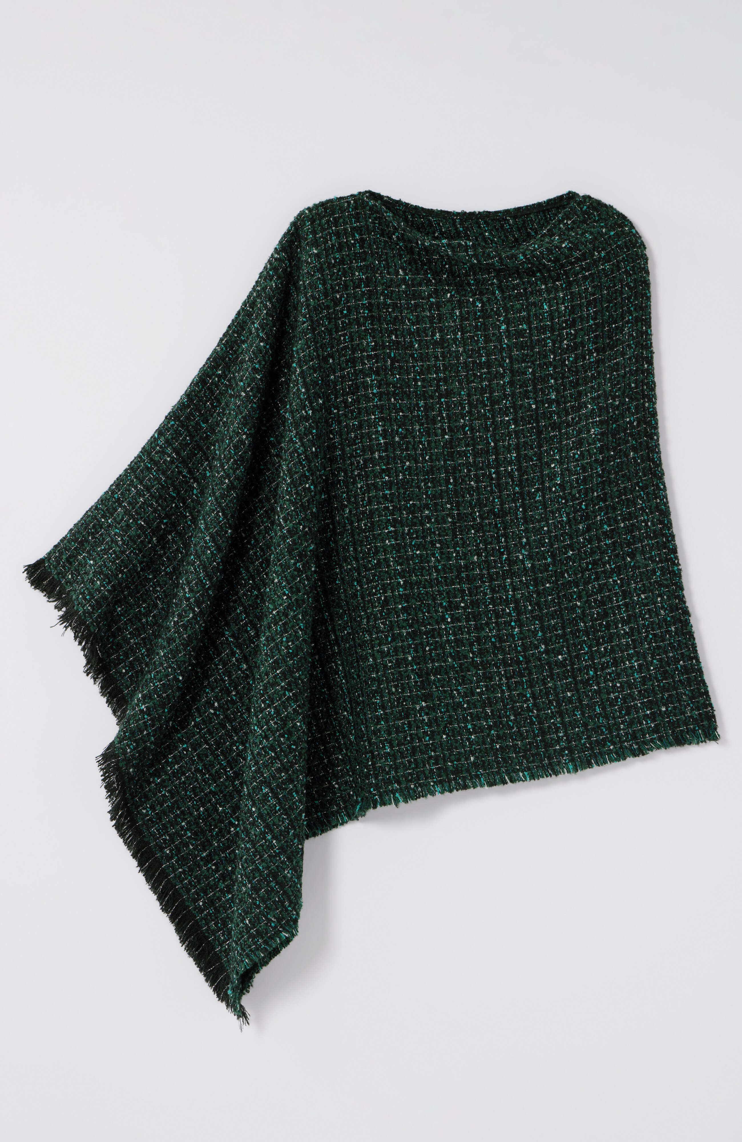 POLYPLOID【PONCHO TYPE-C】 XCVI Osiris Asymmetrical Knit Sweater Poncho