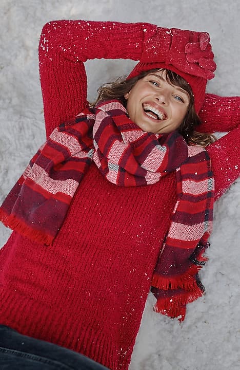 Exploded Plaid Scarf