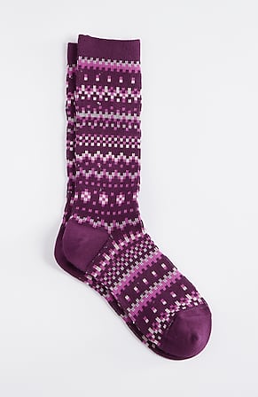 Image for Festive Fair Isle Boot Socks