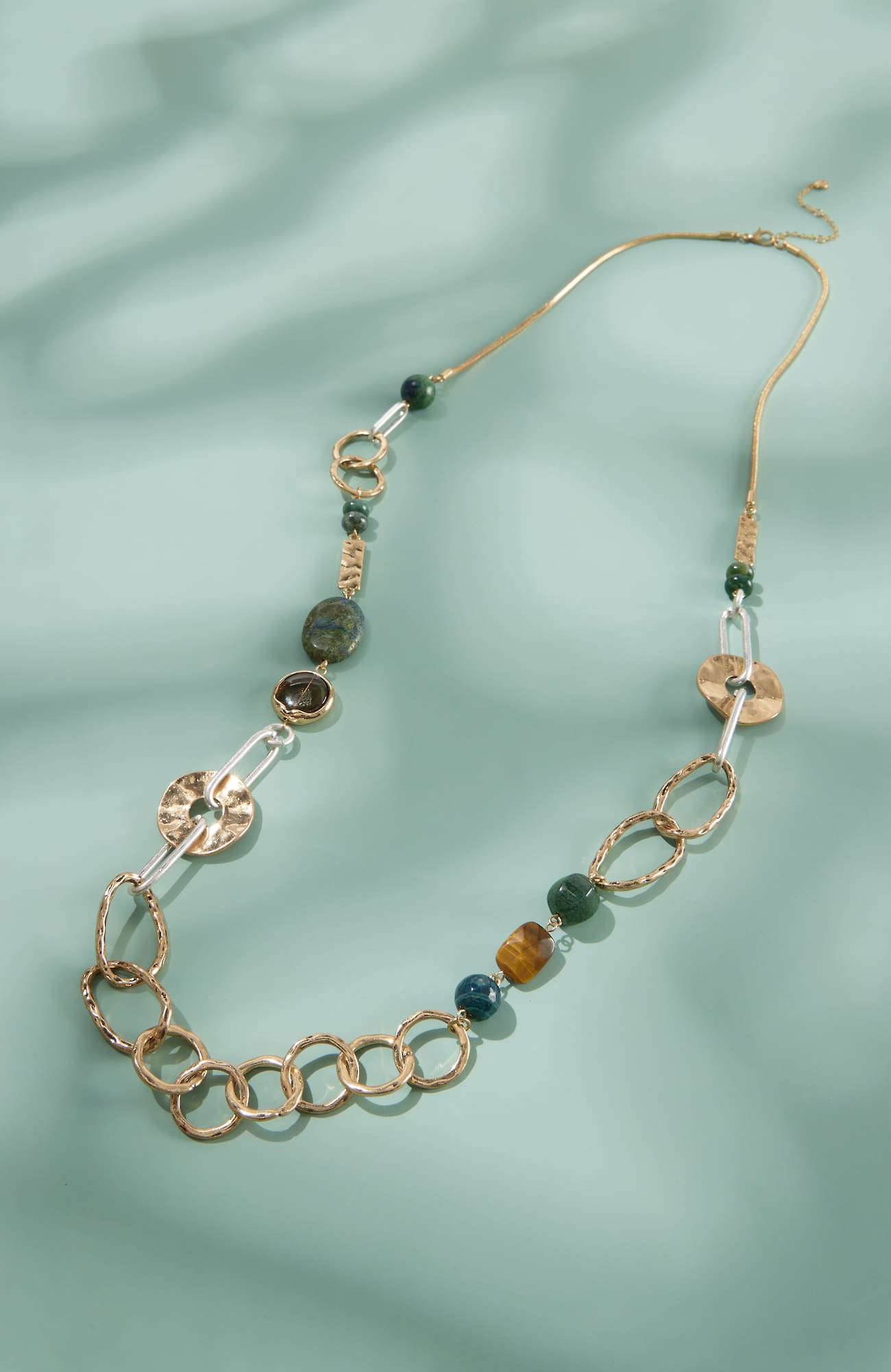 Jjill J.jill Joyous Journey Station Necklace In Goldtone Multi