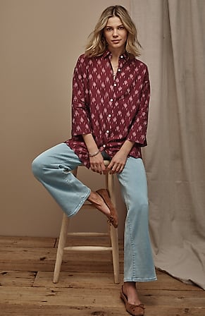 Image for Pure Jill Soft Wide-Leg Jeans