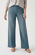pure jill soft wide-leg jeans