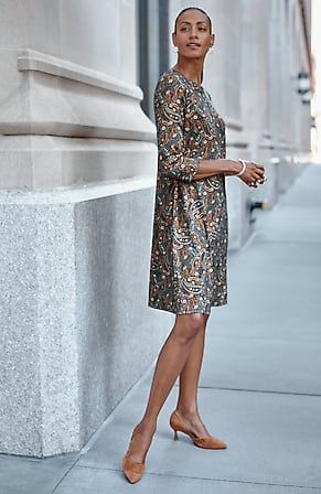 Image for Wearever Knit Pleat-Back Dress