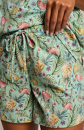 Image for Sleep Ultrasoft Tie-Waist Shorts