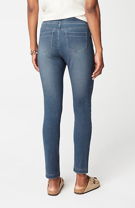 pure jill 5-pocket knit jeans