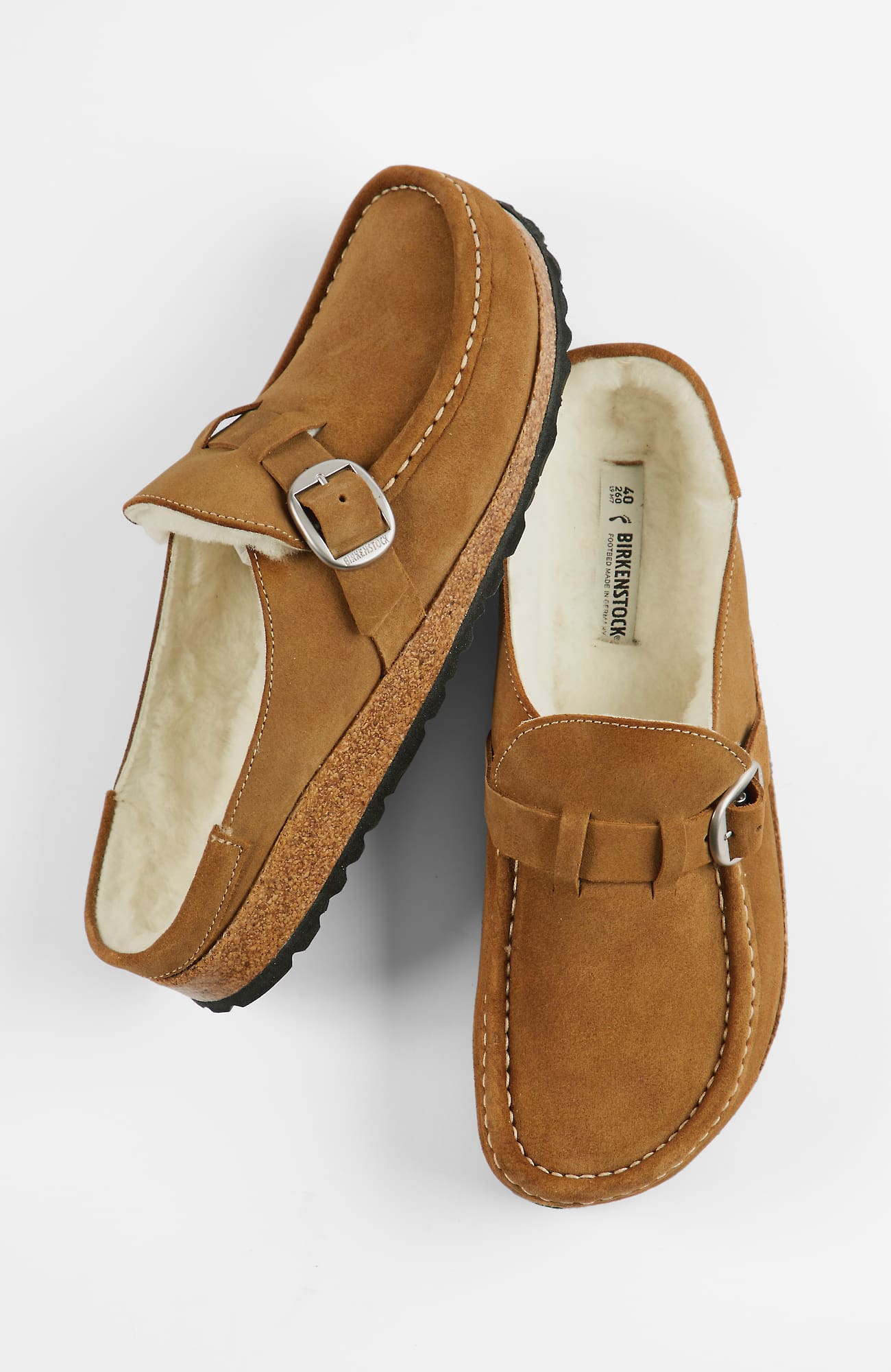 Jjill J.jill Birkenstock® Buckley Shearling Clogs In Tea