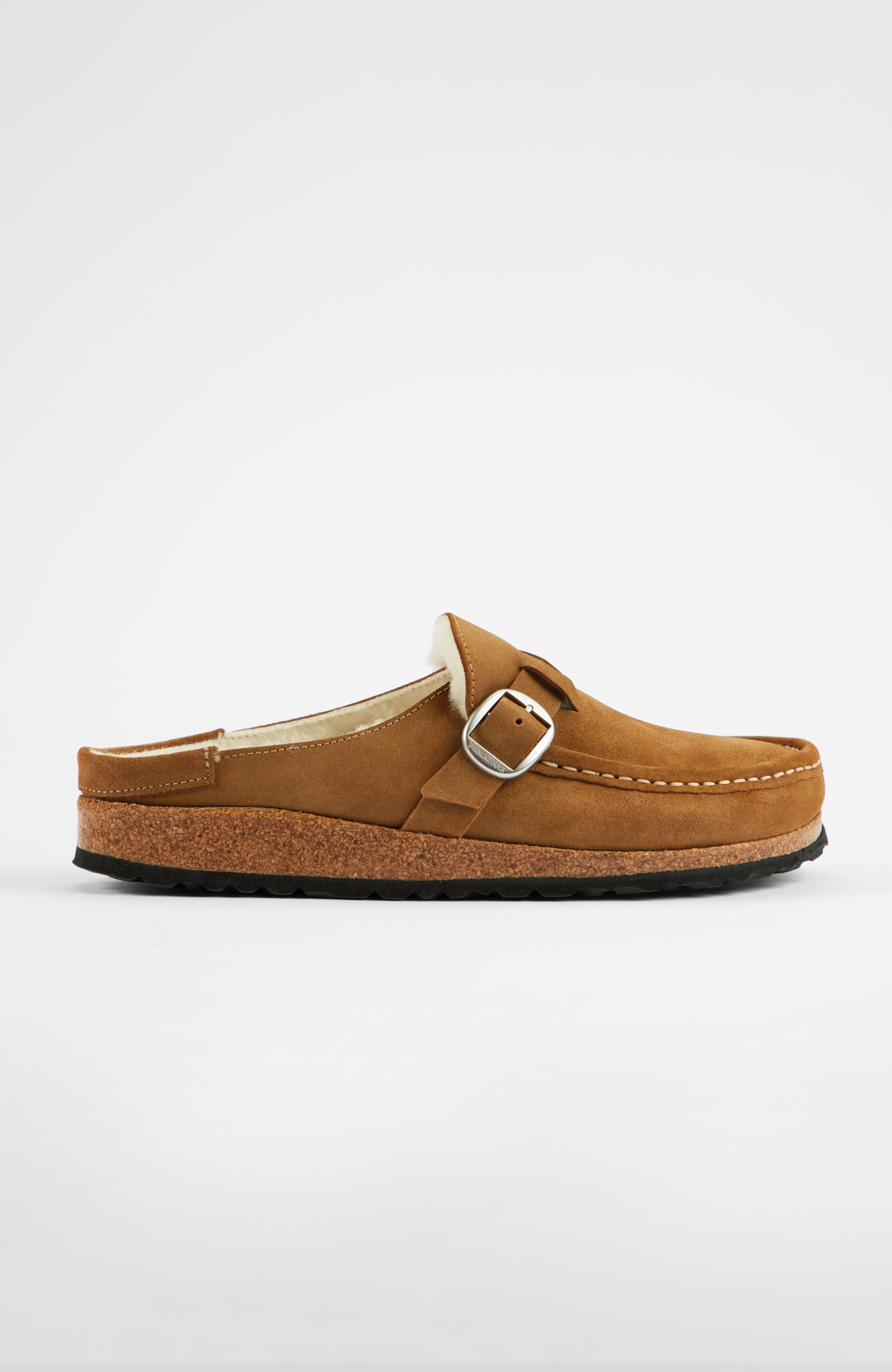 靴 BIRKENSTOCK BUCKLEY SHEARLING Buckley Shearling Suede Leather Dark Tea | BIRKENSTOCK