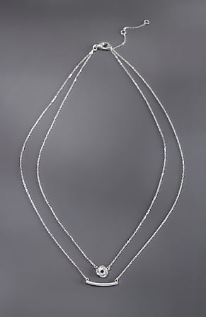 Image for Sterling Silver Knot Necklace