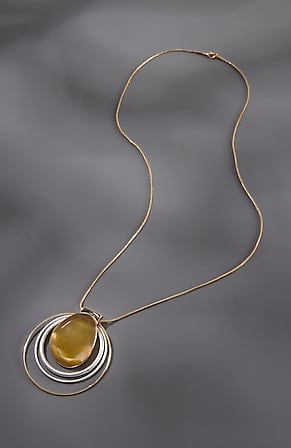 Image for Mixed-Metals Rings Pendant