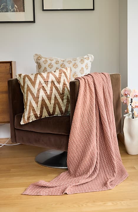 elements silk ikat pillow