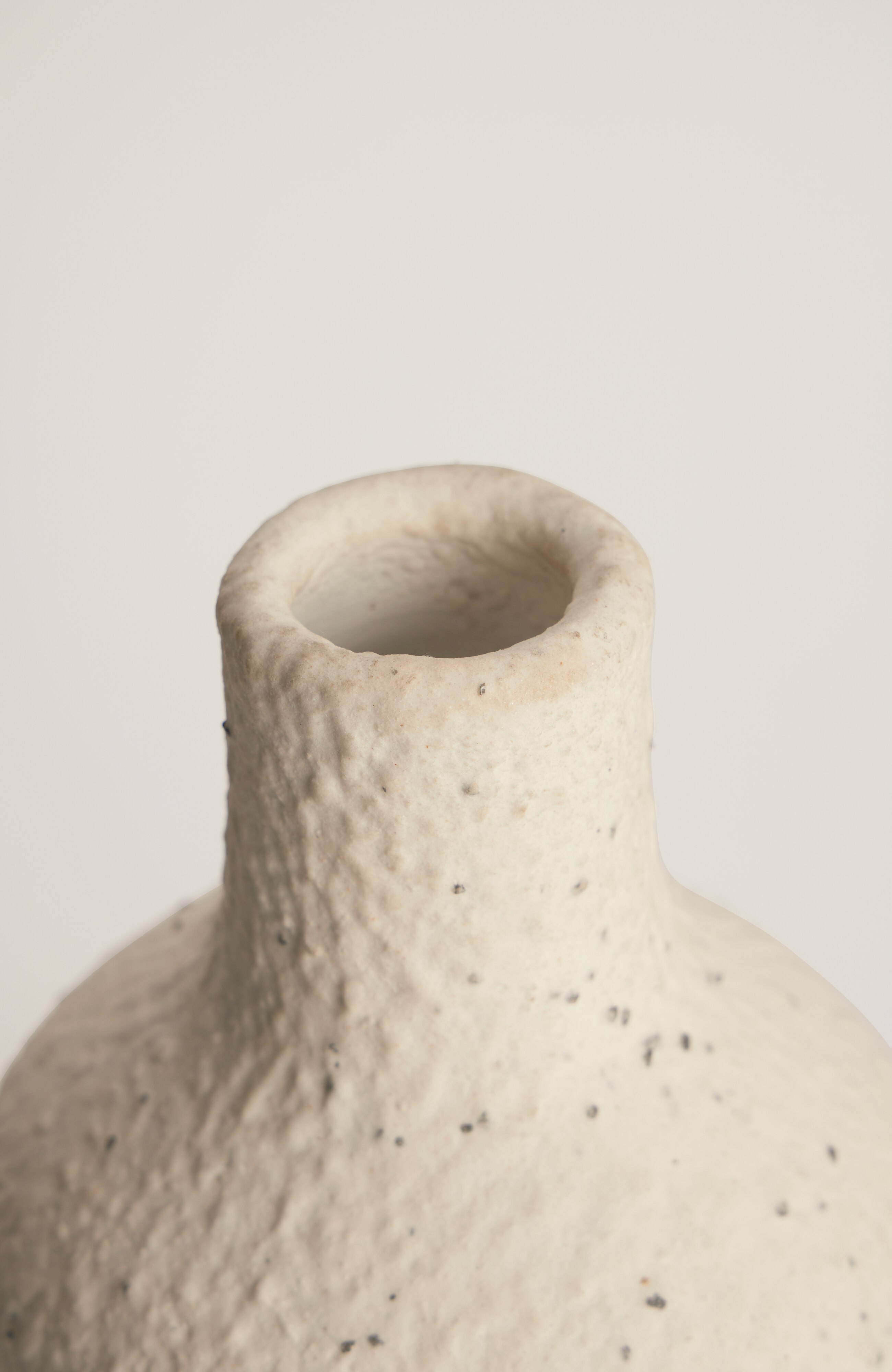 elements tall terra-cotta vase