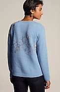climbing vines jacquard sweater