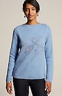 climbing vines jacquard sweater