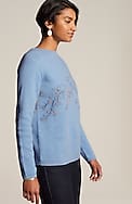 climbing vines jacquard sweater