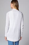 light textured high-low cardi