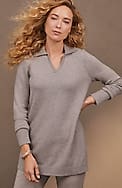 pure jill collared sweater tunic