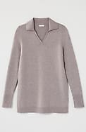 pure jill collared sweater tunic