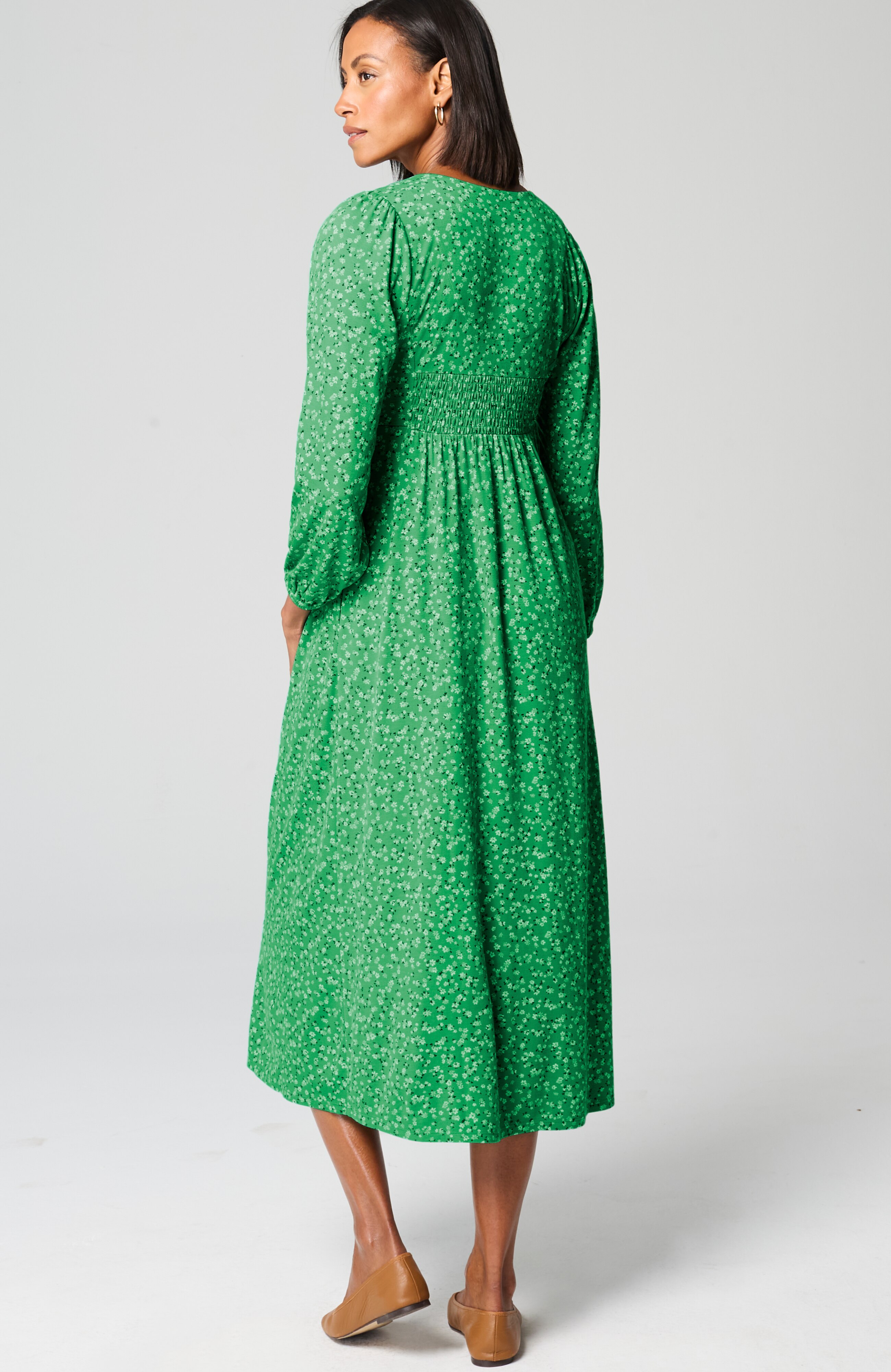 floral a-line dress