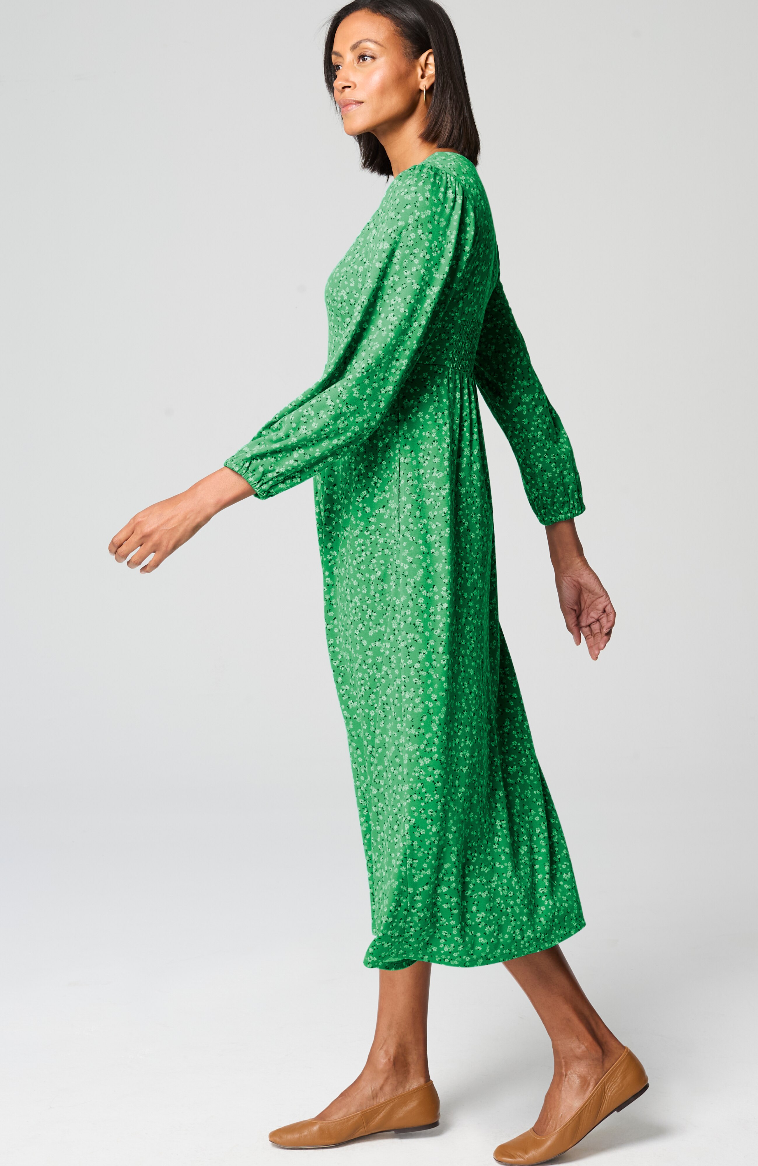 floral a-line dress