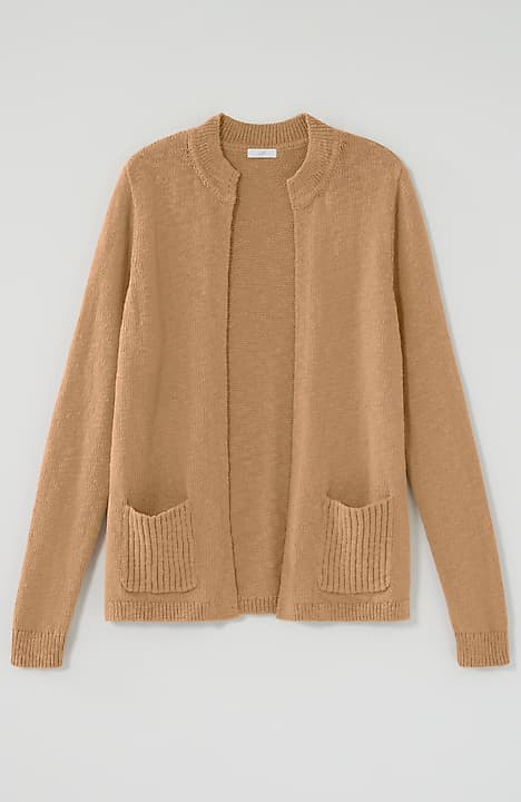 short patch-pocket cardi