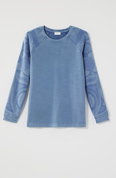 pure jill organically grown cotton sweatshirt