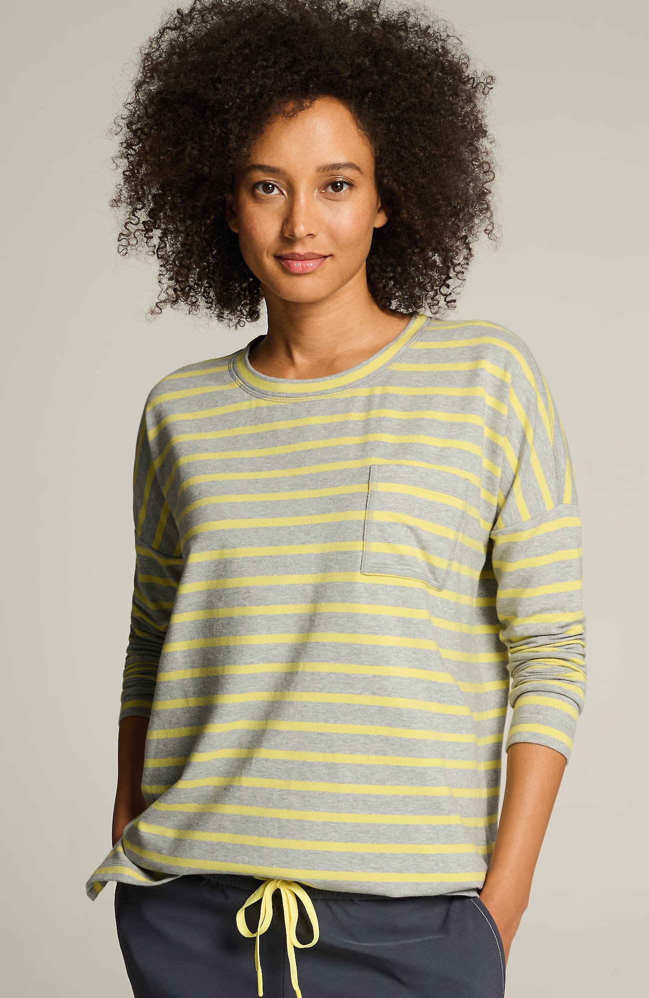 JJILL J.JILL FIT OVERSIZED ONE-POCKET TUNIC