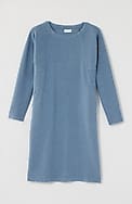 pure jill diagonal-knit seamed dress