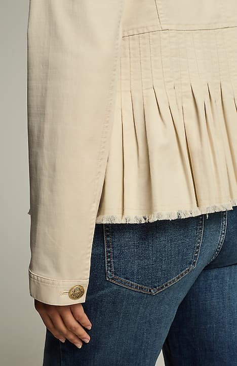 Military Peplum Jacket