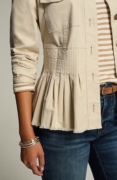 Military Peplum Jacket