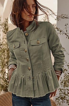 Image for Military Peplum Jacket