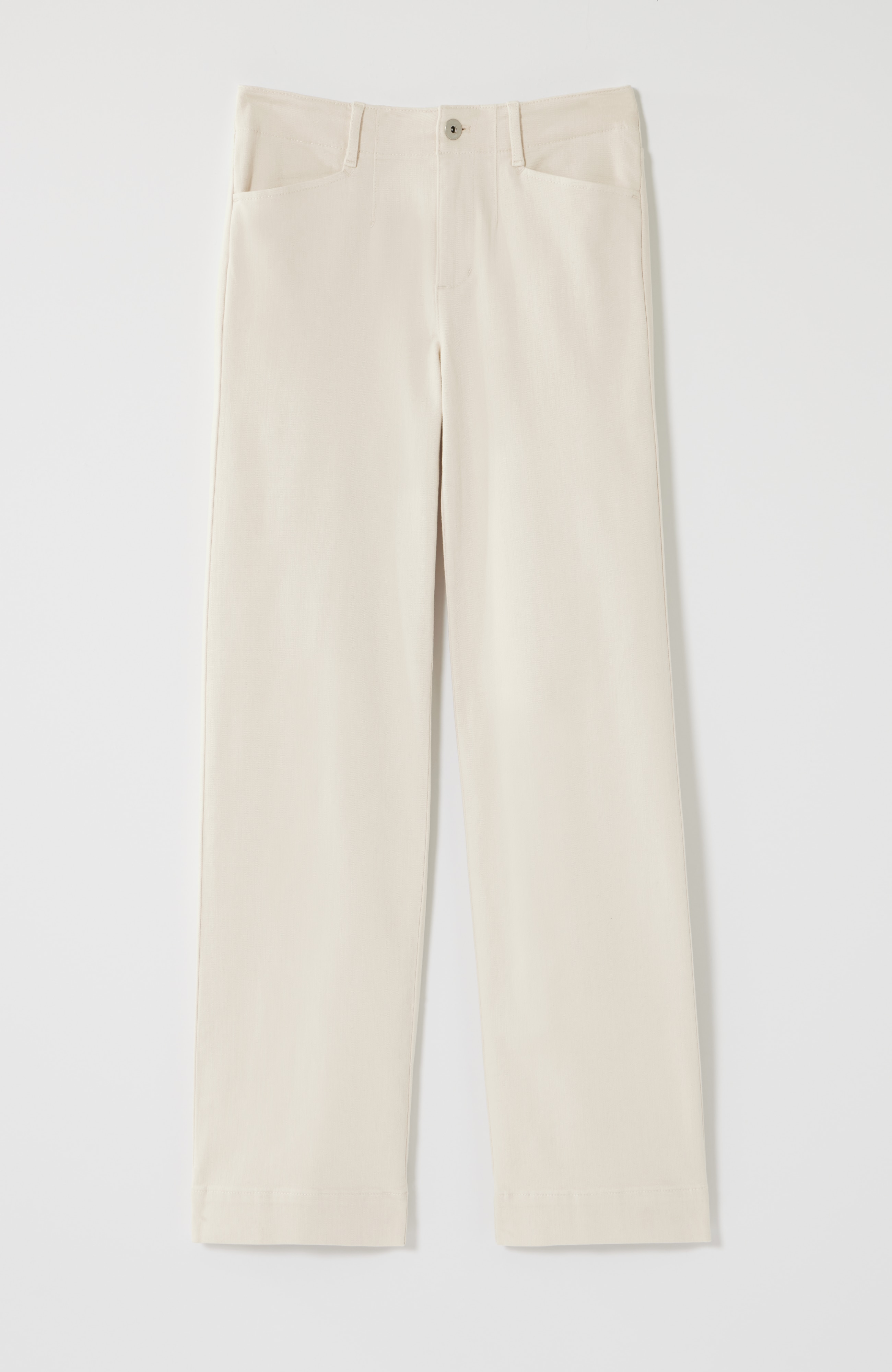 HIGH-RISE ANGLED-POCKET WIDE-LEG JEANS | JJill