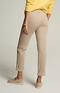 high-rise patch-pocket jeans