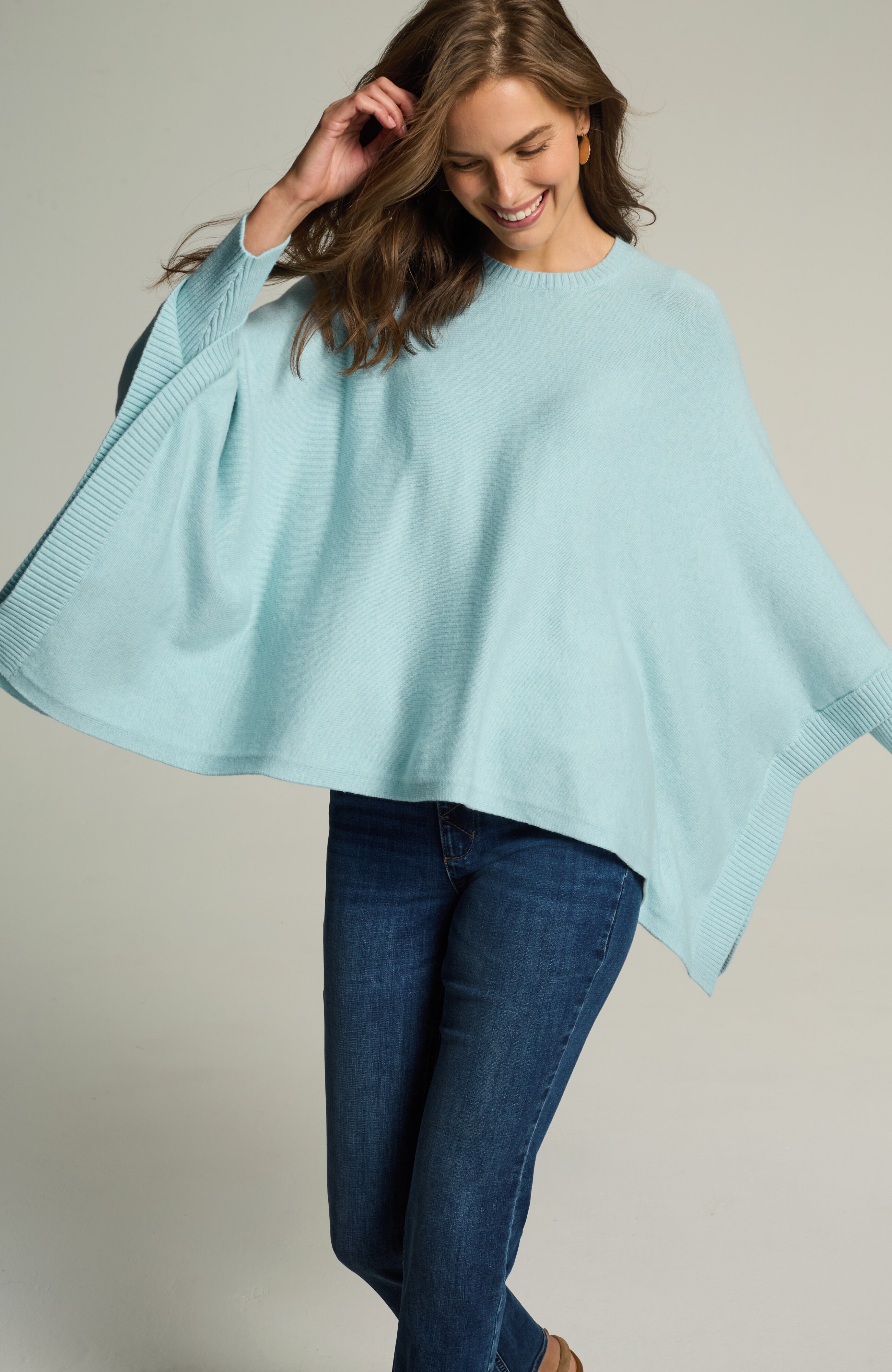 SOFT KNIT PONCHO | JJill