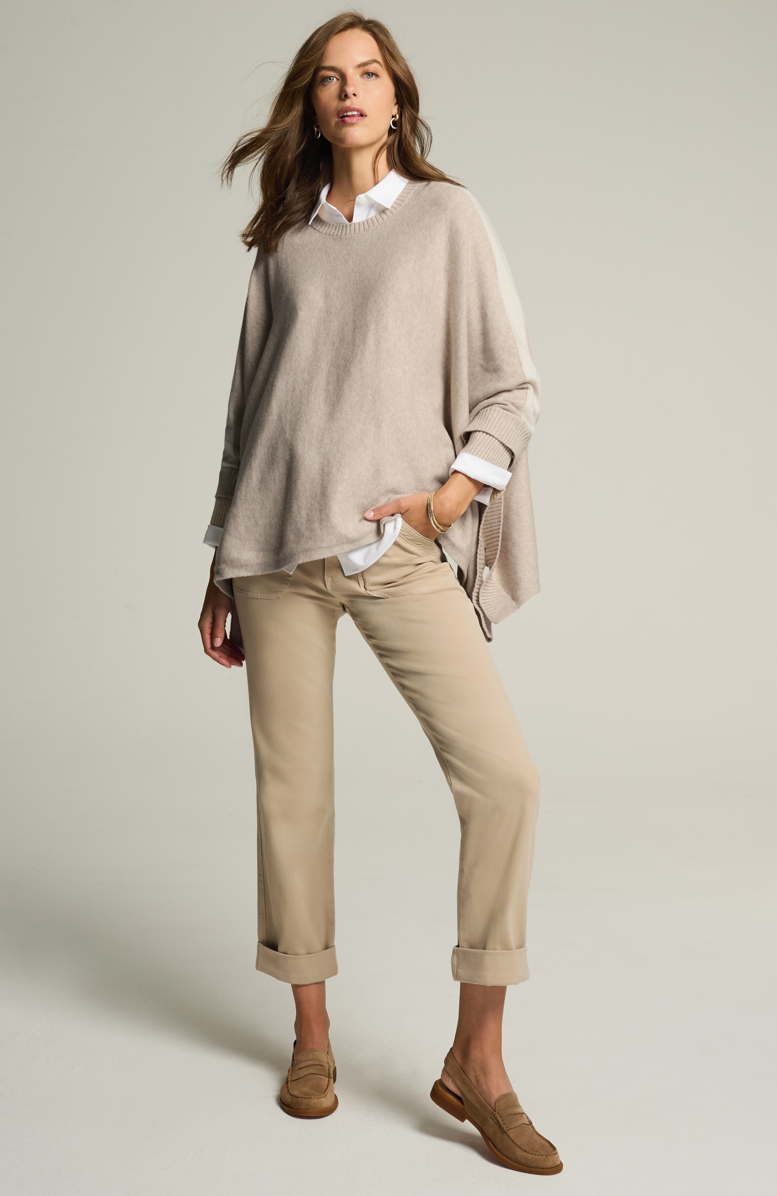 SOFT KNIT PONCHO | JJill