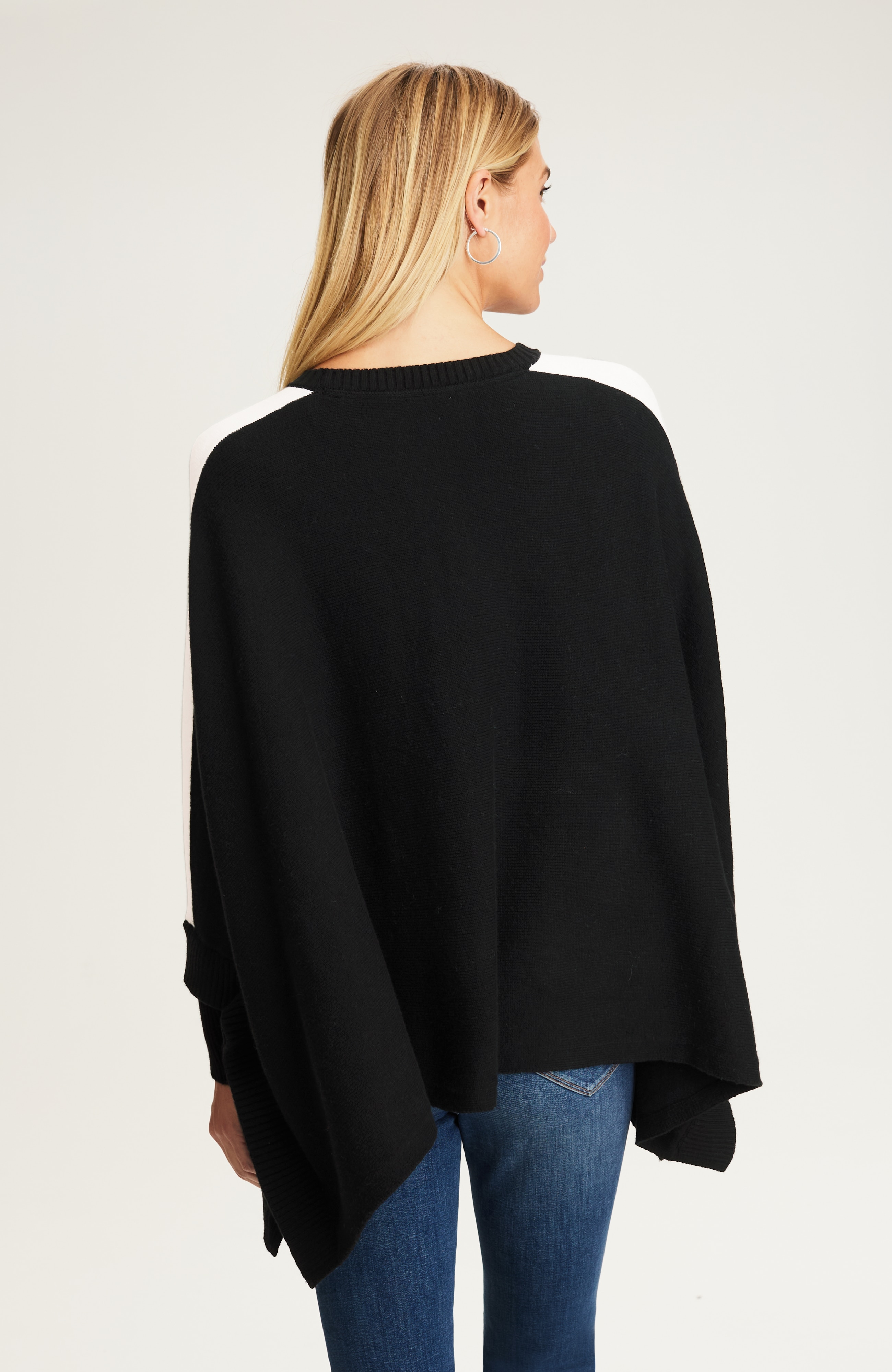 soft knit poncho