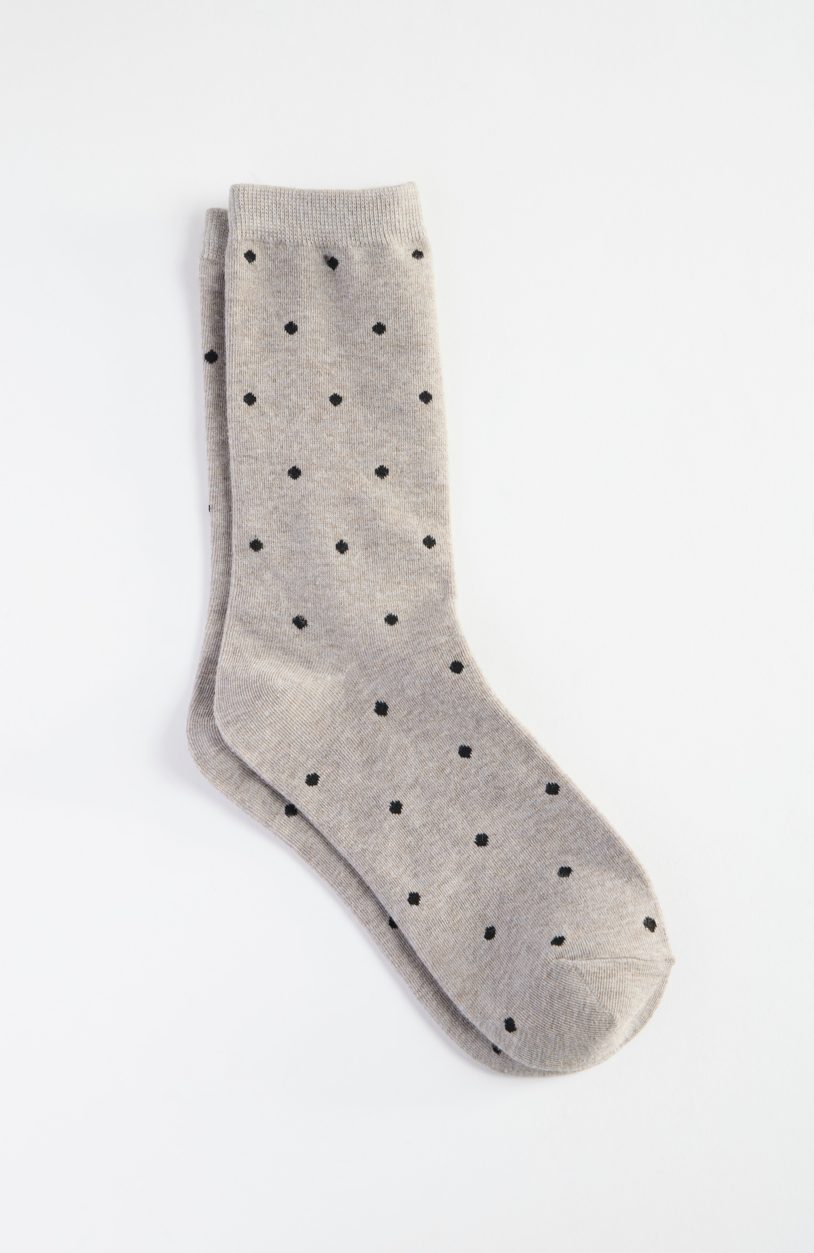 Polka-Dot Crew Socks